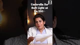 Light Diffusing Umbrella for Rs.150 for Photography & Videography #photographyeducators