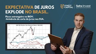 EP#143 | Expectativa de juros explode no Brasil | Iminência do corte de juros nos EUA.