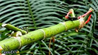 DIY Slingshot - Easy Craft To Make Powerful Bamboo Slingshot