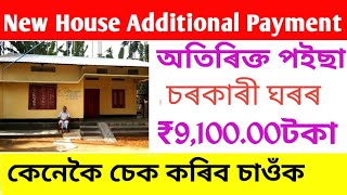 Pmayg house Additional Payment Check 2022-23/Pmayg new house ₹9,100.00 Additional Payment status.