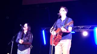 Jason Gray and Lindsay McCaul "Nothing is Wasted" live, Sherman Texas 10-23-14