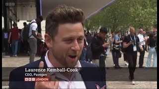 Pavegen News | BBC News London Interview with Laurence Kemball Cook during London Tech Week