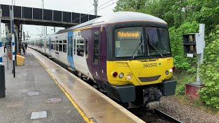 Great Northern class 365s depart Biggleswade - 13/05/21