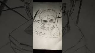 sukuna drawing #jjk #fyp #anime #drawing