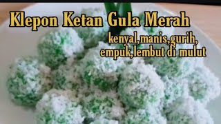 Cara Membuat Klepon Ketan Lembut (Onde-onde)