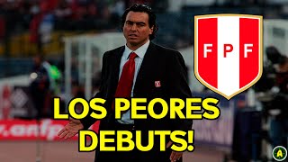 Los PEORES DEBUTS PERUANOS en ELIMINATORIAS!