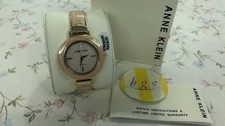 ANNE KLEIN AK2444PKGB BANGLE WATCH