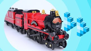 Fast forward building the Hogwarts Express [Lego 75955]