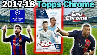 20 Packs | 2017-18 Topps Chrome UEFA Champions League Soccer Opening | Mbappe RC?