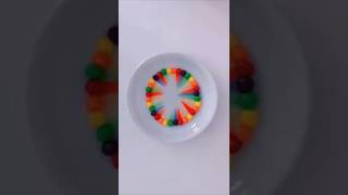 this Skittles trick is so satisfying 😱😱😱#shorts #viral