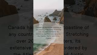 Canadian coastline #canada #world #trending #youtubeshorts #amazingfacts #sea  #shortsvideo