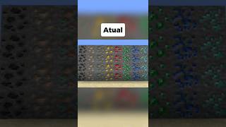 ATUAL X ANTIGO VERSÃO MINECRAFT #shorts