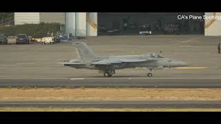 (4K) Splendid F18/Hornets at PDX - Portland, Oregon - Plane Spotting