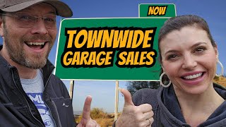 We Had To Stop For This Town Wide Yard Sale! Community Rummage Sale Resale Haul