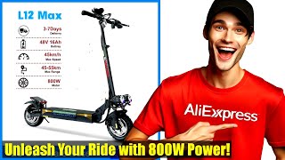 New 2022 Electric Scooter Review: EU USA Stock Free Tax 48V 13AH 16AH 10 Off-road Tires 800W