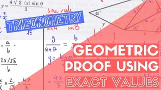 Geometric Proof Using Exact Values