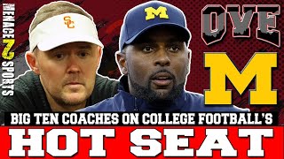 OVE: Who's Seat is HOTTER: Michigan Football's Sherrone Moore or USC Football's Lincoln Riley?