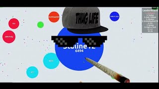 Agar.io WORLD RECORD  SCORE + Thug Life !