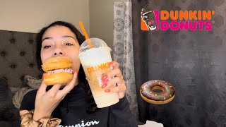 Dunkin’ Donuts for breakfast!!