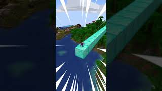 Speedbridging in Minecraft but im small! #Shorts