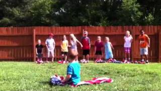 Westboro Baptist Church teaches their kids about Flag Day