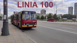 Zabytkowe autobusy w Warszawie - Ikarus 280.37 nr 6954 (d. 5254) - linia 100