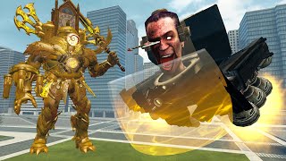 NEW GMAN VS CLOCKMAN TITAN! SKIBIDI TOILET IN GARRY'S MOD!