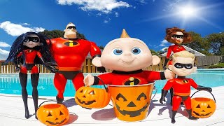 Ellie Sparkles y The Incredibles Trick or Treat en temporada espeluznante