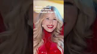 Jewel Winner The Masked Singer 6 Queen of Hearts 💕 #jewelkilcher #themaskedsinger#winner