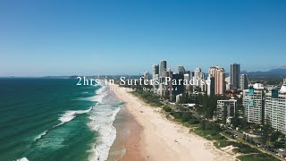 2hrs in Surfers paradises via Aerial Drone 4k