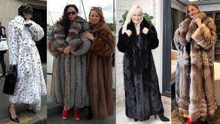 Stunning Most Popular Flattering Collection Fur Coat for Girls#winter dress #furcoat #Gucci