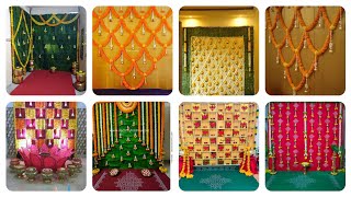 Navaratri Pooja Decoration Ideas | Durga Pooja Decor Ideas | Varalakshmi Pooja Decorations | Krishna