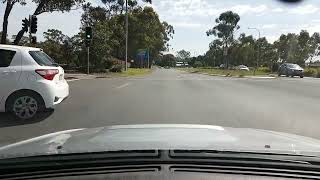 Give way when turning right. ~2018 Toyota Yaris, Gilchrist Drive, Macarthur square shopping centre