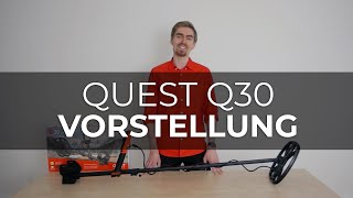 Quest Q30 Metalldetektor: Lieferumfang, Aufbau & Einstellungen