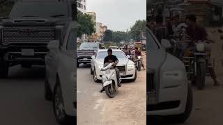 Lamborghini in old city streets #lamborghini #rollsroyce #hyderbad #trending #trendingtiktok #shorts