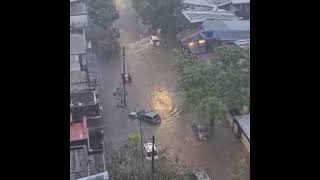 Autos flotando y vidrios rotos, el saldo de la feroz tormenta sobre la zona sur de Misiones