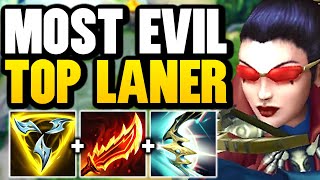 I played the most HATED top laner in all of League of Legends... (THIS IS EVIL)