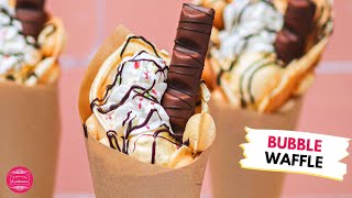 La recette des bubble waffles, les gaufres avec des bulles !