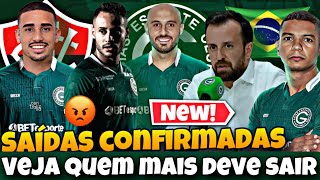 💚😡 BARCA DE SAÍDA NO GOIÁS! PACOTÃO DEIXARÁ O CLUBE NA SÉRIE B