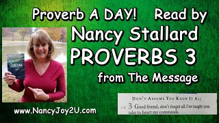 Proverbs 3 in NIV Bible read by Nancy Stallard #nancystallard, #proverbs, #proverb3,  #kingsolomon