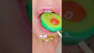 ASMR-☁️☁️🍯🍯🥑🍜🥑next?||source:@SatisfyingLips ||@Zoegabbysisters