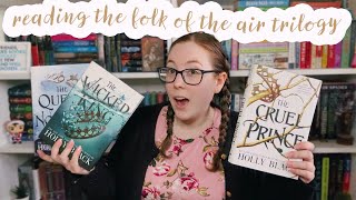 reading the folk of the air trilogy for the first time 🧚‍♀️ non-spoiler vlog