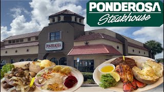 PONDEROSA STEAKHOUSE | The Last Remaining Location in Florida | Restaurant & Food Review