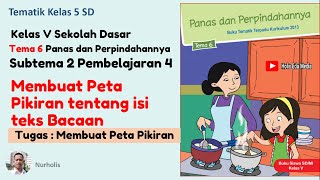 Membuat peta pikiran ~ Kelas 5 tema 6 subtema 2 pb4, #kelas5,#tema6