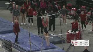 Emmalise Nock 9.8 Bars NIU vs Ball State 3-10-24