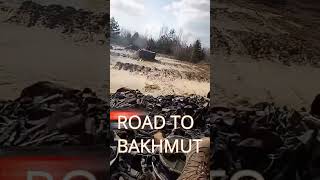 Weather conditions and roads at the entrances to Bakhmut