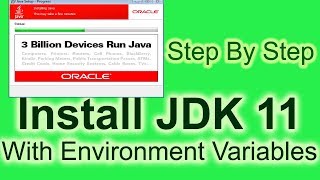 Install Java JDK 11 on Windows