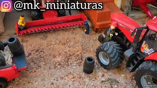 Fazendo a revisão 🔧 para colher o milho 🌽 #miniaturas #minis #caminhão #brinquedos #usualbrinquedos