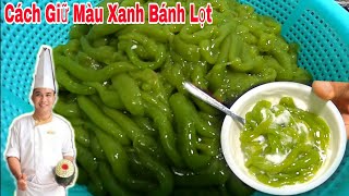 Bánh Lọt Lá Dứa Cách Làm Đơn Giản Nhưng Rất Ngon