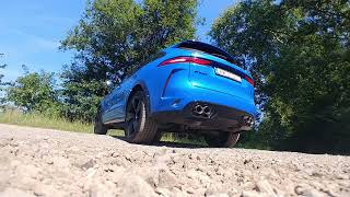 Jaguar F pace SVR  - dźwięk silnika / exhuast sound